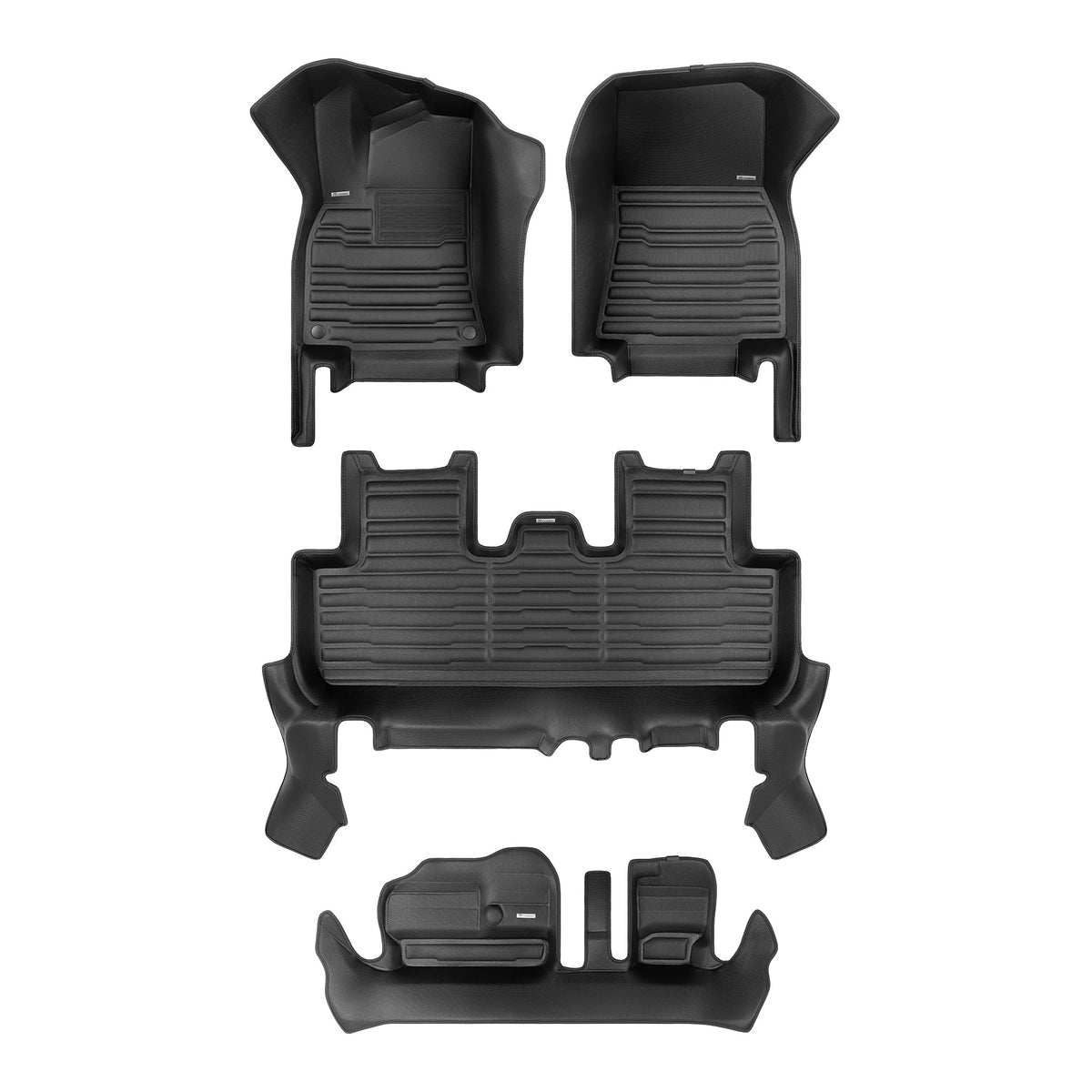 TuxMat Floor Mats (1st, 2nd &amp; 3rd Rows) | Tesla Model Y [7-Seater] (2020-2024)