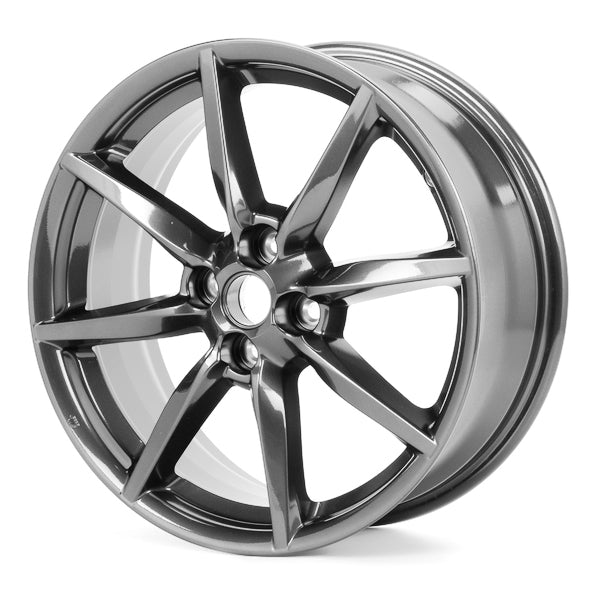 Mazda MX-5 OEM Alloy Wheel &amp; Centre Cap (Bright Gunmetal) — 17&quot; | MX-5 (2016-2023)