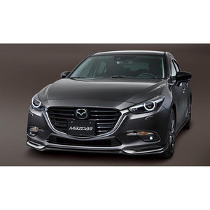 Aero Kit - Full Package (Jet Black & Silver) | Mazda3 Sedan (2017-2018)