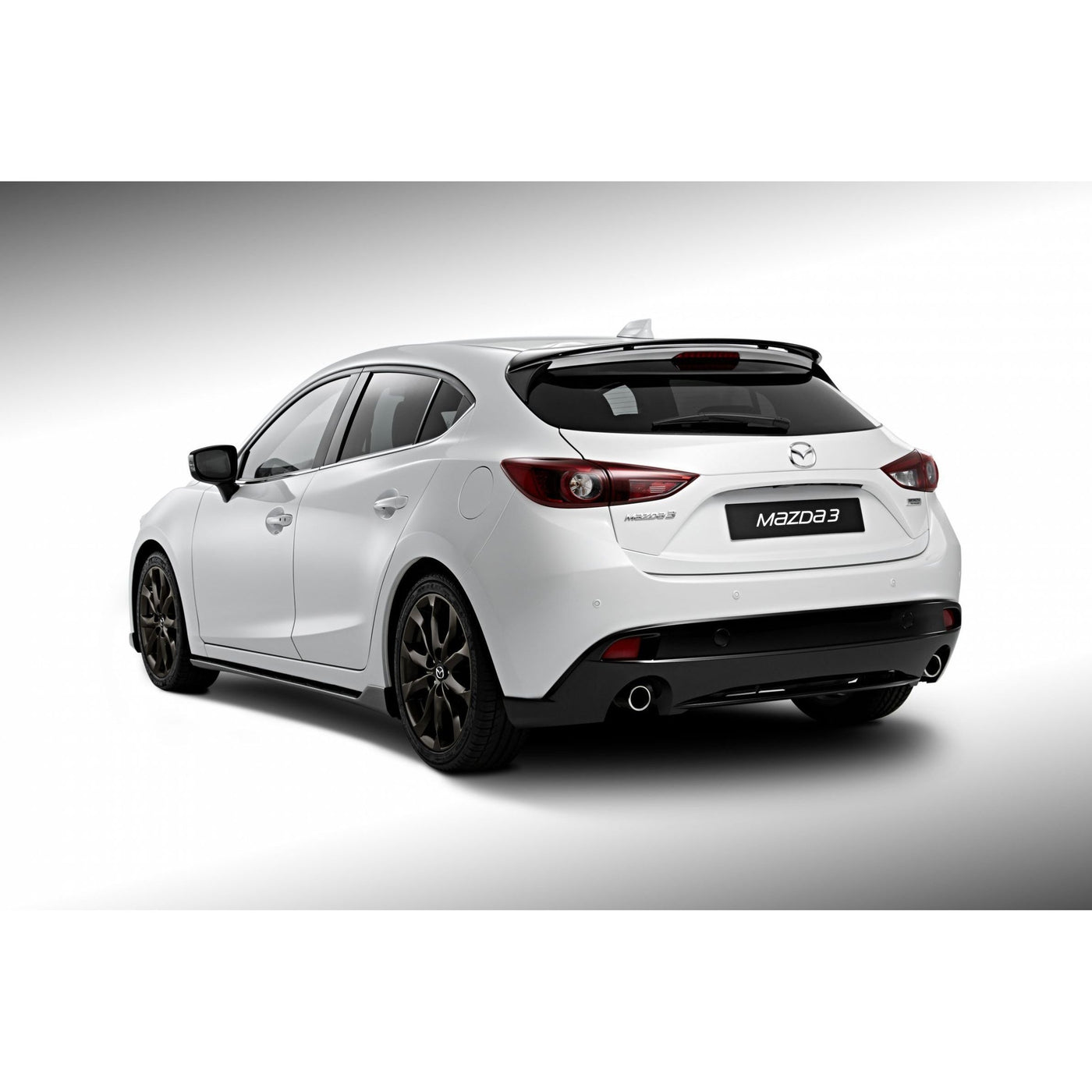 Aero Kit - Rear Diffuser (Brilliant Black) | Mazda3 Hatchback (2014-20 ...