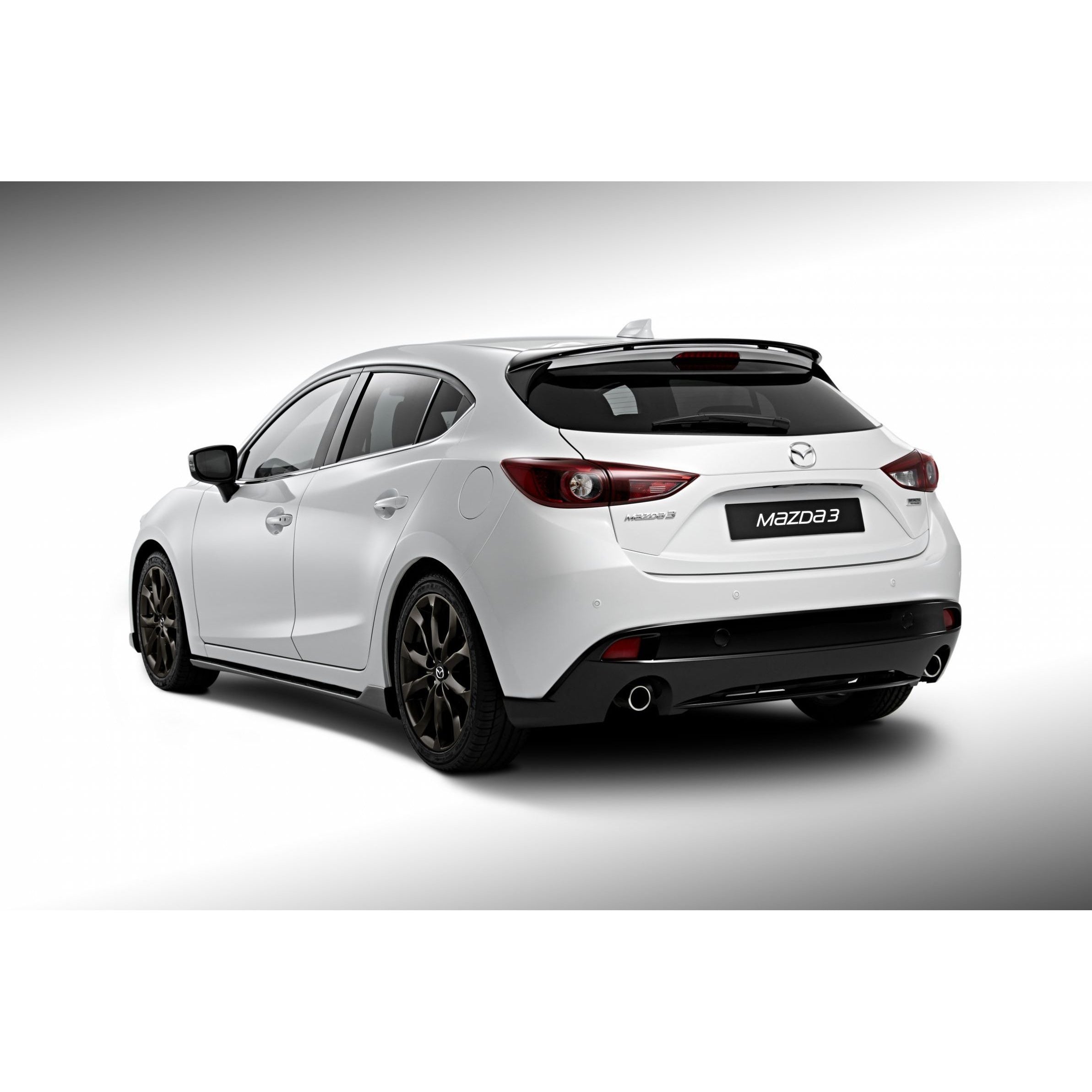 Aero Kit - Rear Diffuser (Brilliant Black) | Mazda3 Hatchback (2014-20 ...