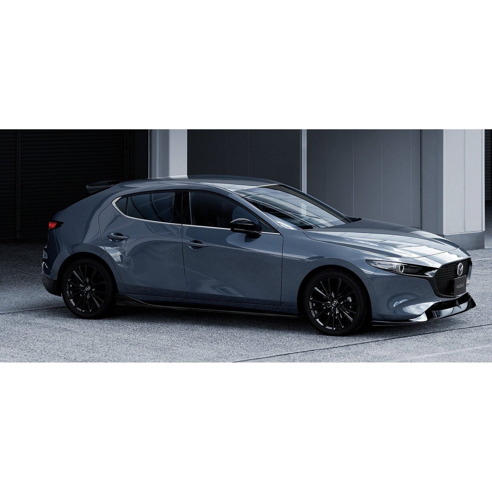 Aero Kit - Front Under Spoiler (Brilliant Black) | Mazda3 Hatchback (2019-2022)