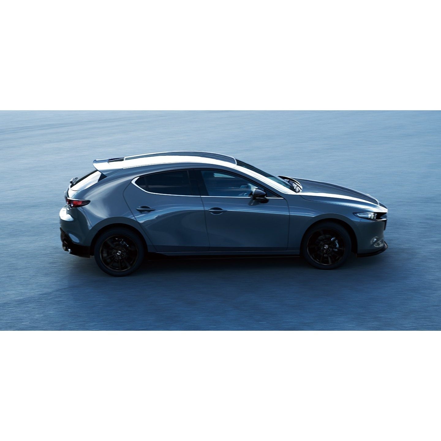 Aero Kit - Rear Under Spoiler (Brilliant Black) | Mazda3 Hatchback (2019-2022)