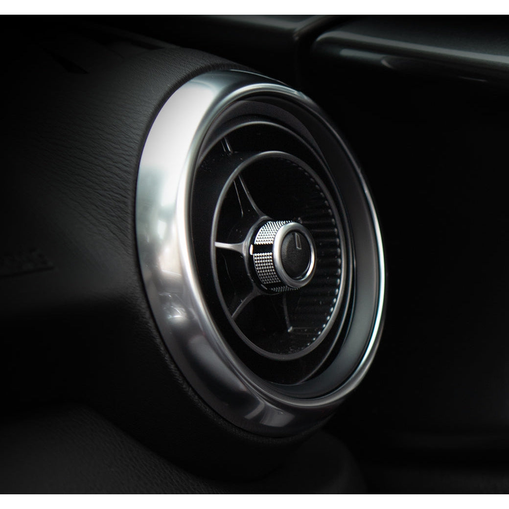 Air Vent Bezel (Satin Chrome) | MX-5 & MX-5 RF (2016-2022)
