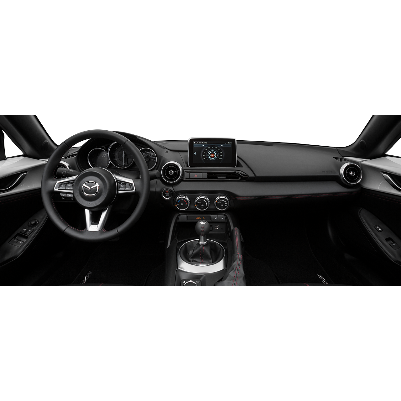Air Vent Bezel (Satin Chrome) | MX-5 & MX-5 RF (2016-2022)