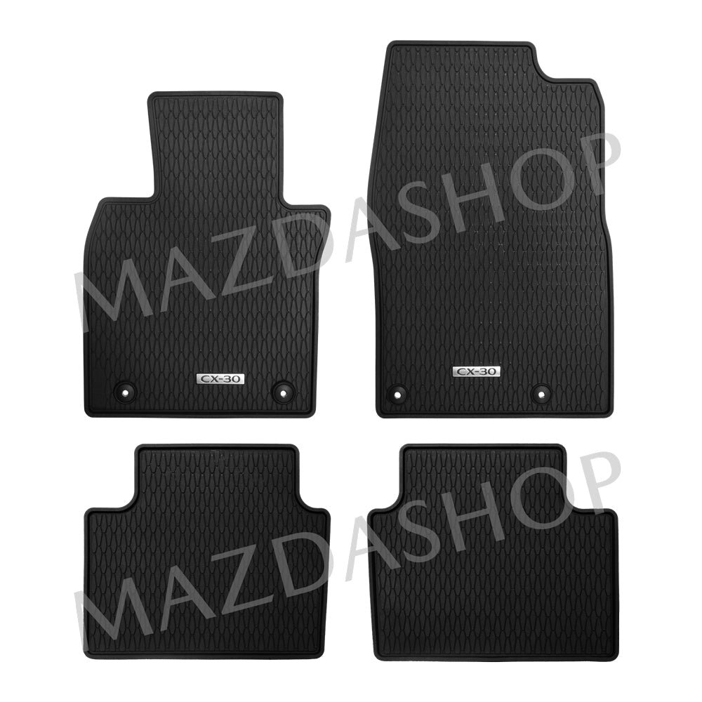 All-Weather Floor Mats (Low-Wall), Mazda CX-30 (2020-2024) - Mazda Shop