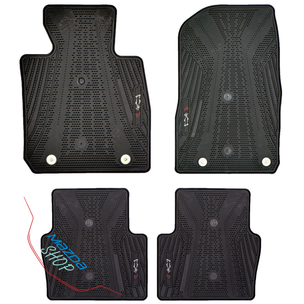 AllWeather Floor Mats Mazda CX3 (20162022) Mazda Shop Genuine