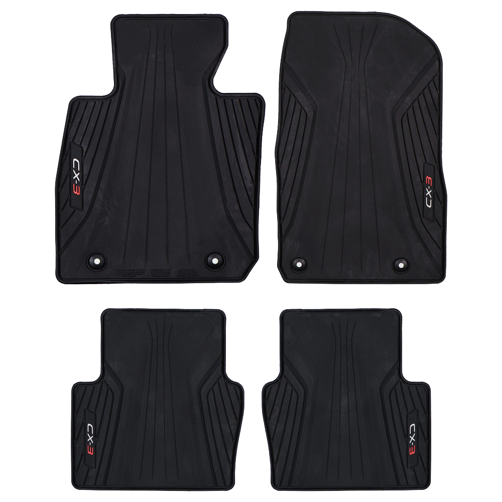 AllWeather Floor Mats Mazda CX3 (20162022) Mazda Shop Genuine