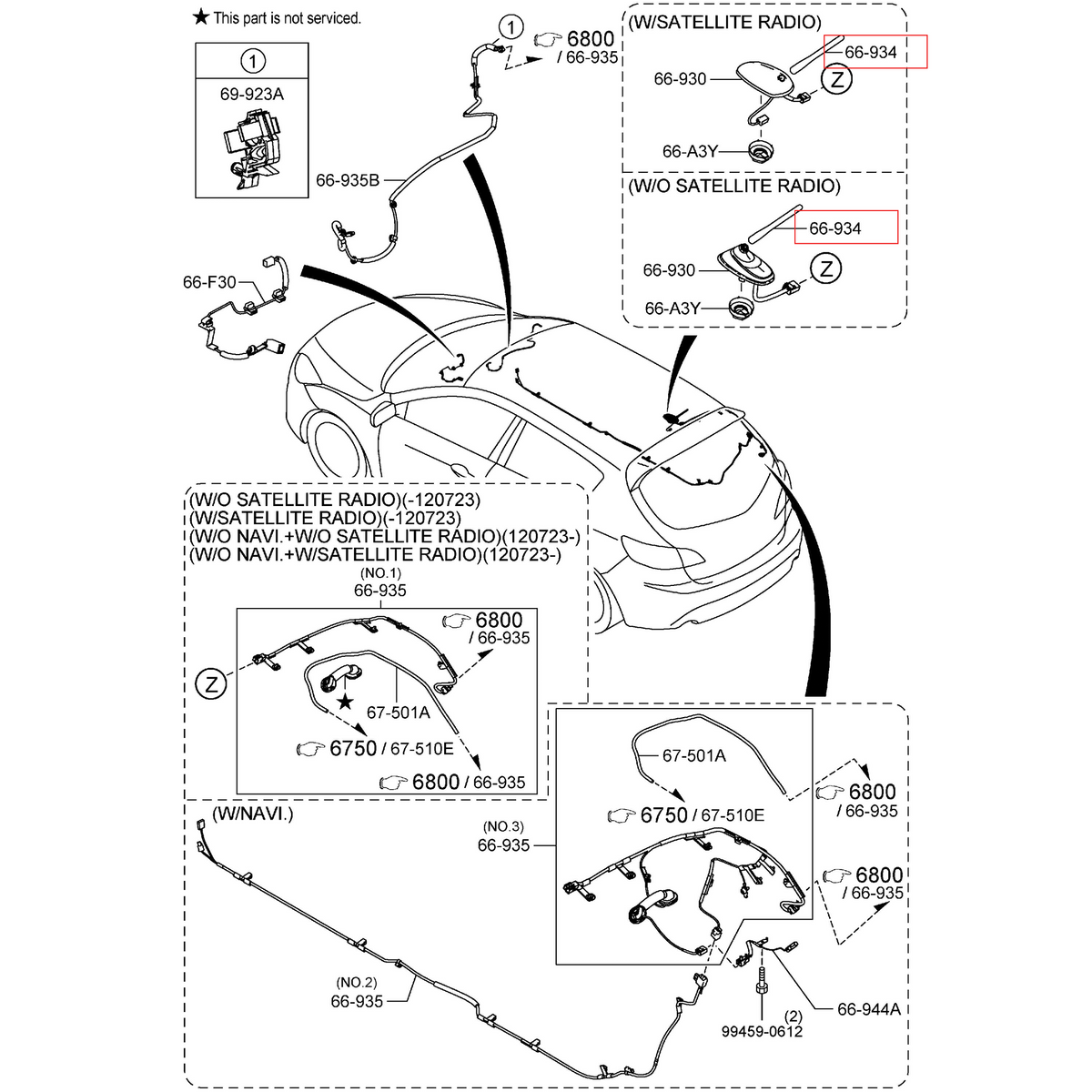 Antenna Rod | Mazda3 Sedan & Hatchback (2007-2013)