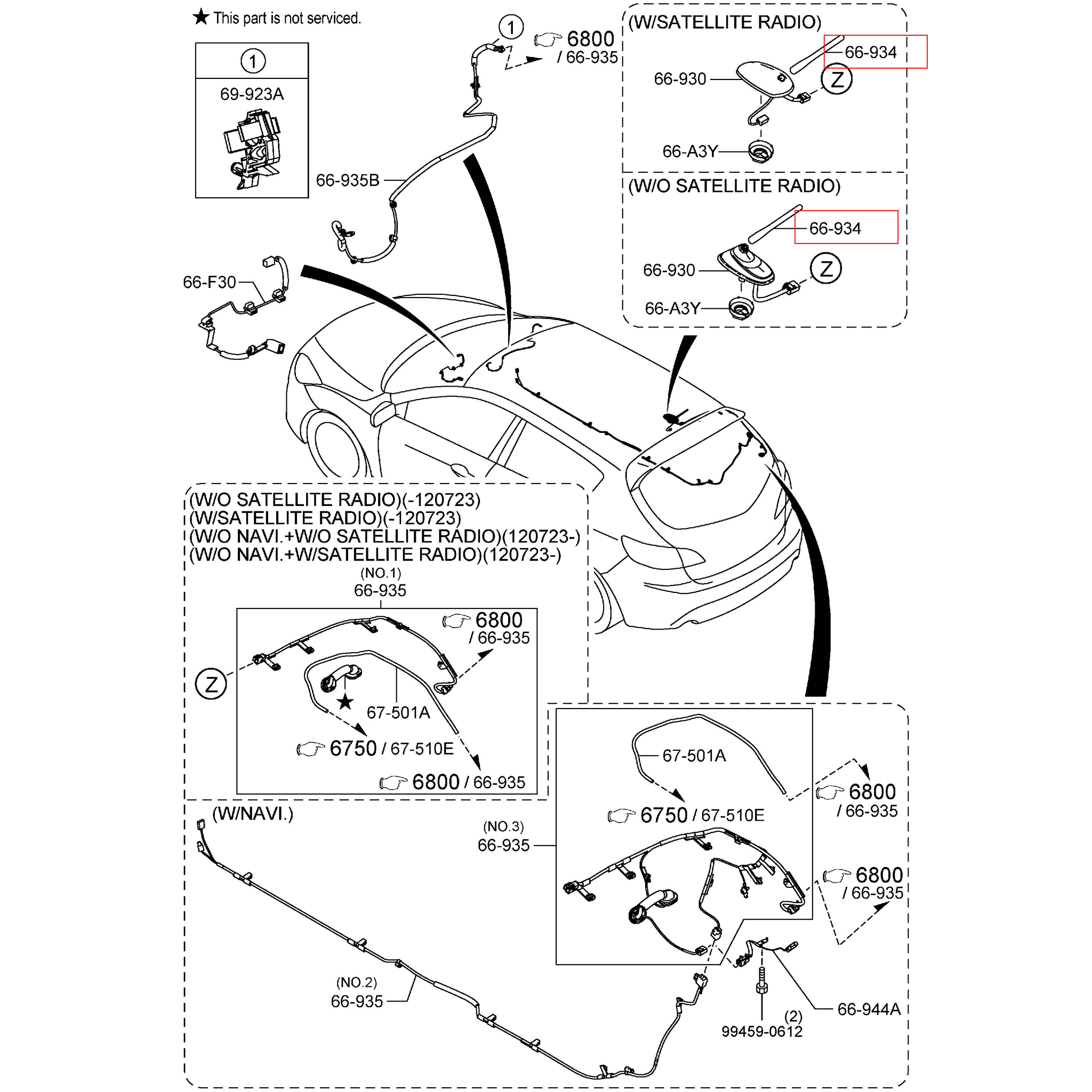 2007 mazda 3 online antenna