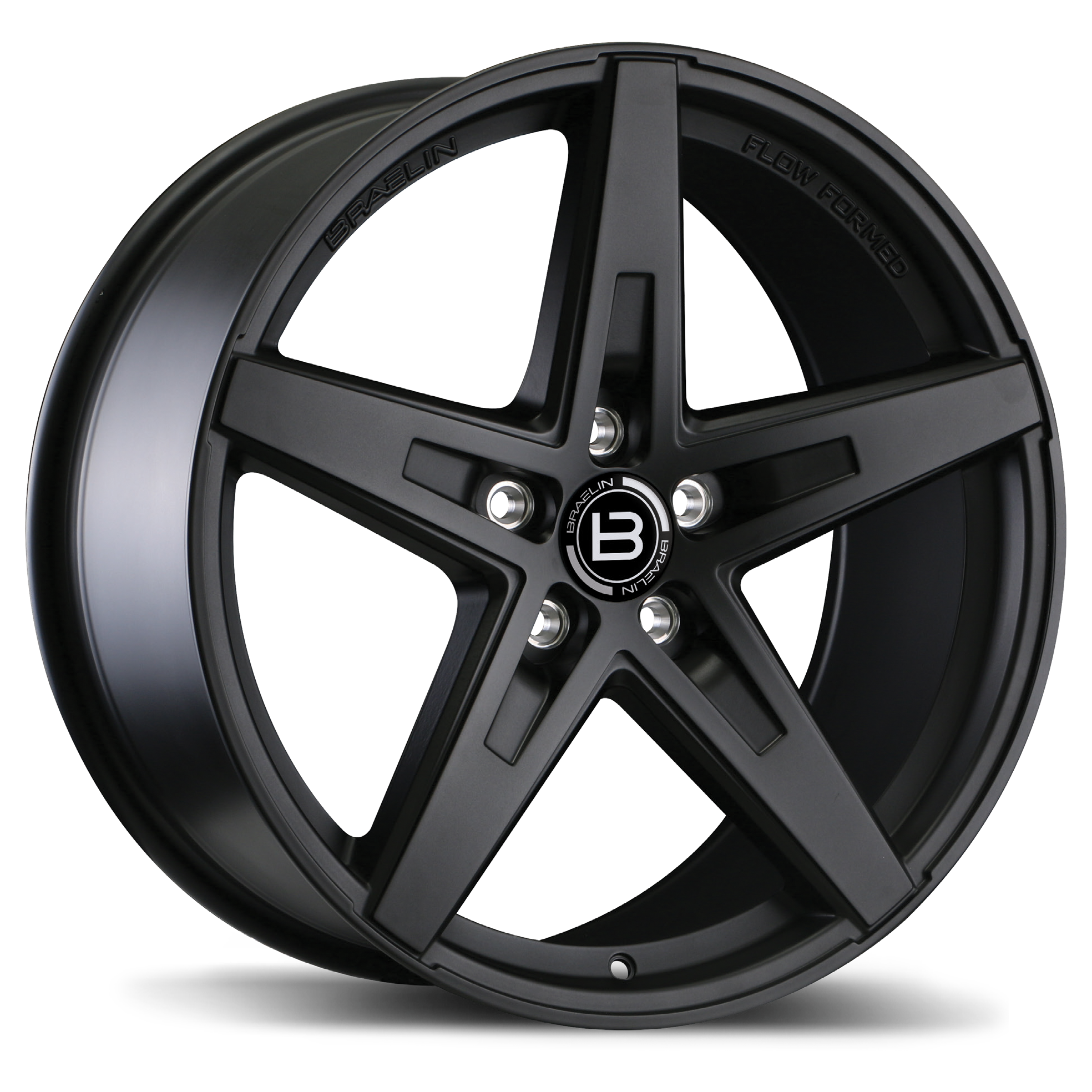 BRAELIN BR08 Alloy Wheel (Matte Black) — 19", 20"