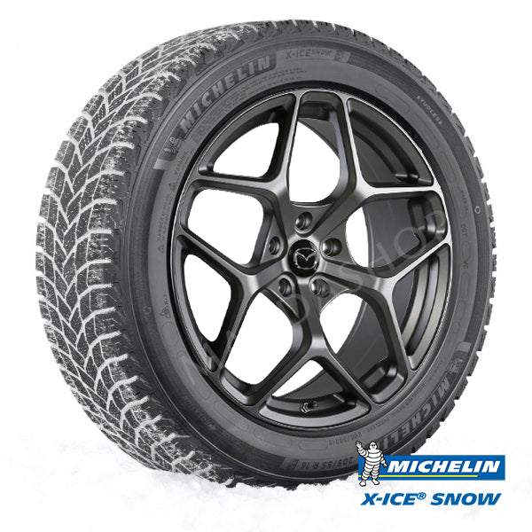 16 Inch M012 (Matte Gunmetal) Michelin X-Ice Snow Tire