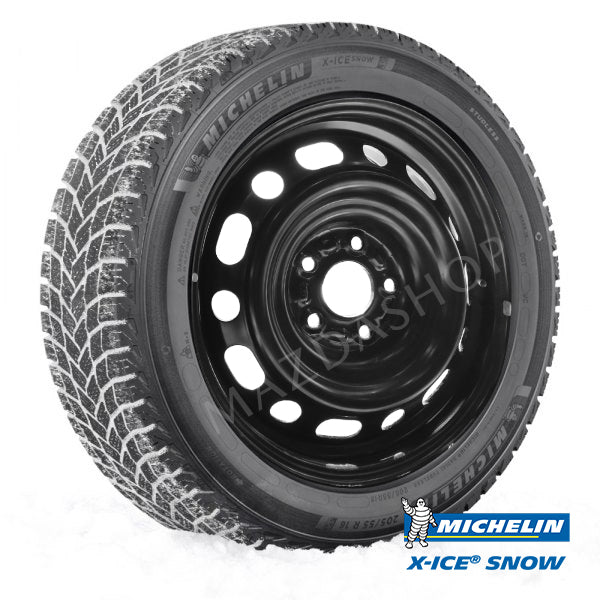16 Inch Mazda Steel (Black) Michelin X-Ice Snow Tire