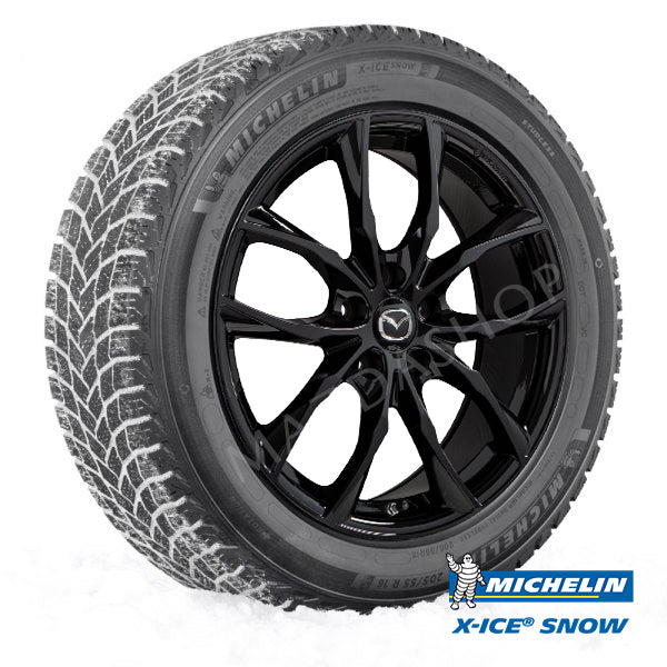 16 Inch M011 (Gloss Black) Michelin X-Ice Snow Tire