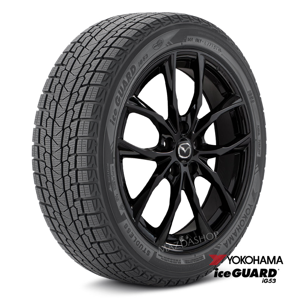 16 Inch M011 (Gloss Black) Yokohama iceGUARD iG53 Tire