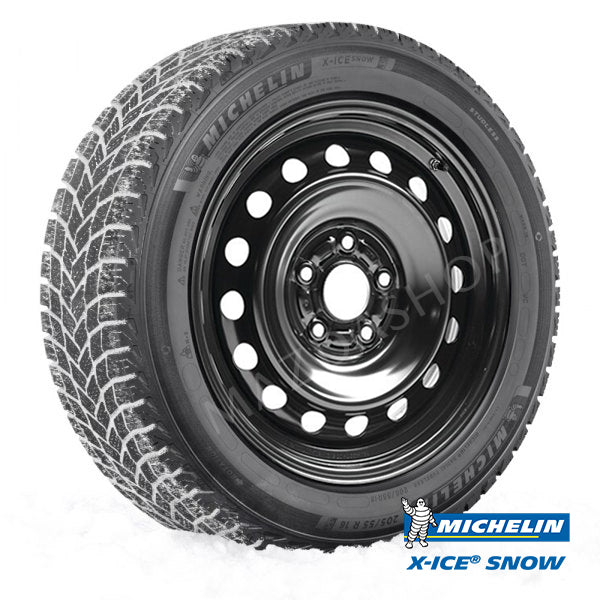 Mazda Black Steel Wheel Michelin X-Ice Snow Tire