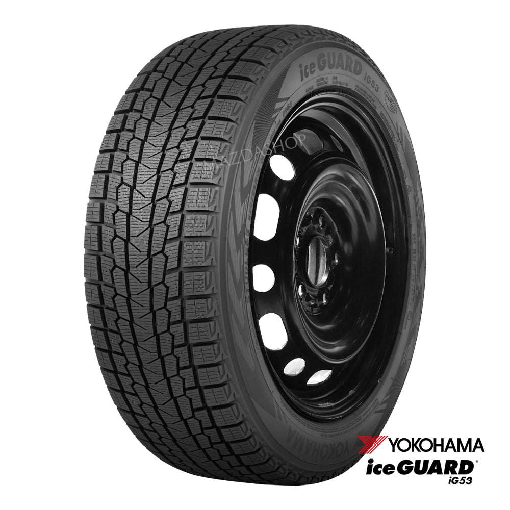 Mazda Black Steel Wheel Yokohama iceGUARD iG53 Tire