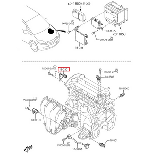 Crankshaft Position Sensor | Mazda3 Sedan & Hatchback (2006-2013)