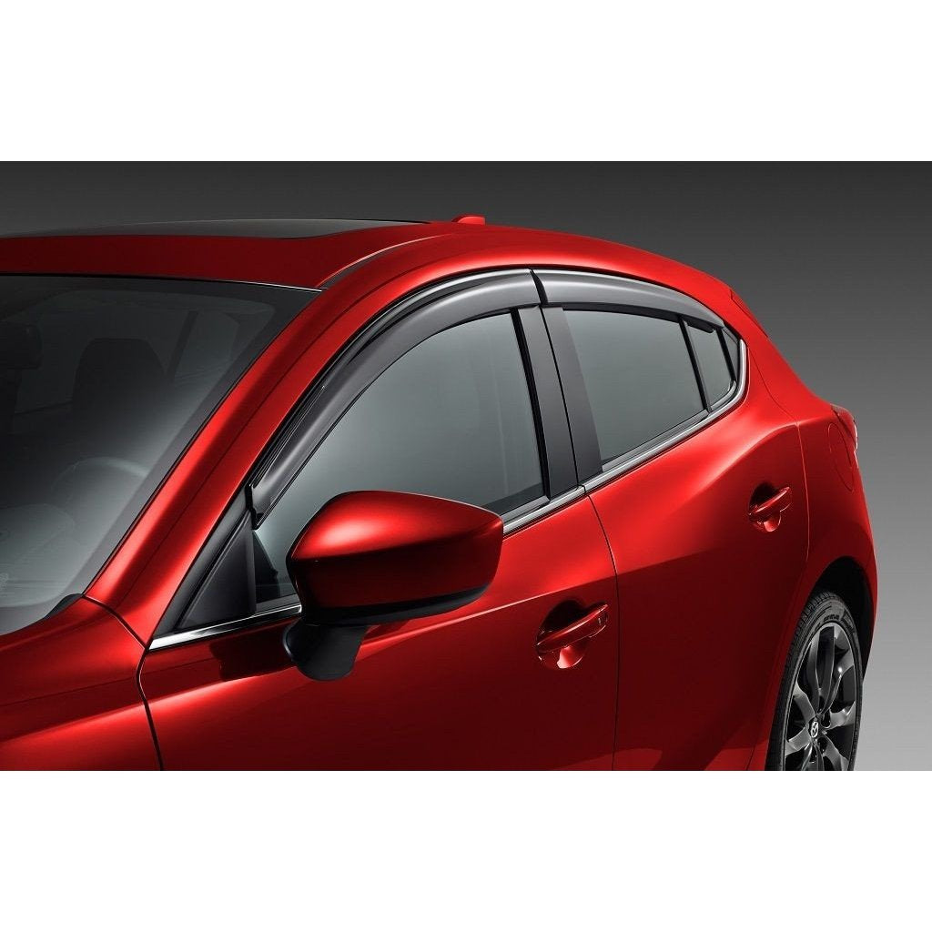 Door Visors Mazda3 Sedan Hatchback 2014 2018 Mazda Shop