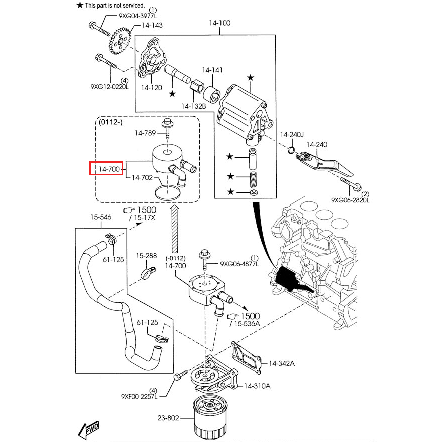 Engine Oil Cooler with Seal | Mazdaspeed6 (2006-2007) - MazdaShop