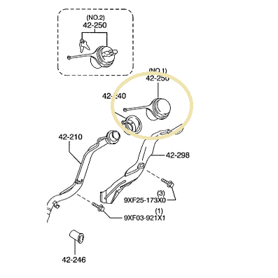 Fuel Tank Cap | Mazda Tribute (2008)