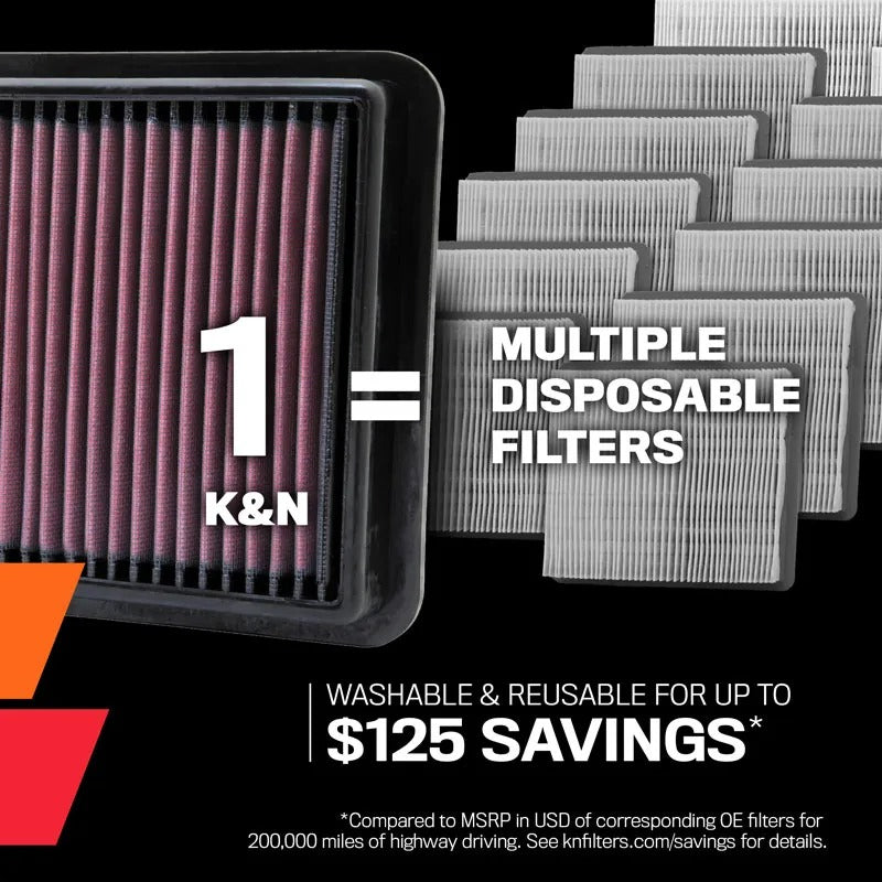 K&N Engine Air Filter Replacement | Mazda MX-5 (1990-2024)