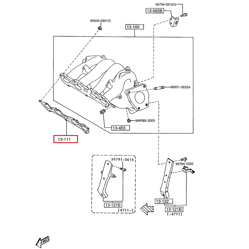 Manifold gasket discount