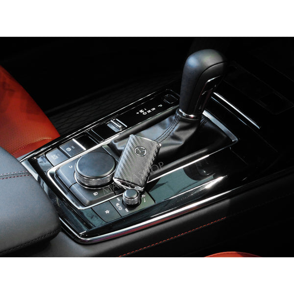 LinJie Mazda Key Cover 4 Buttons Silicone Smart Remote Key Fob(2Pcs) Compatible With 2023 2022