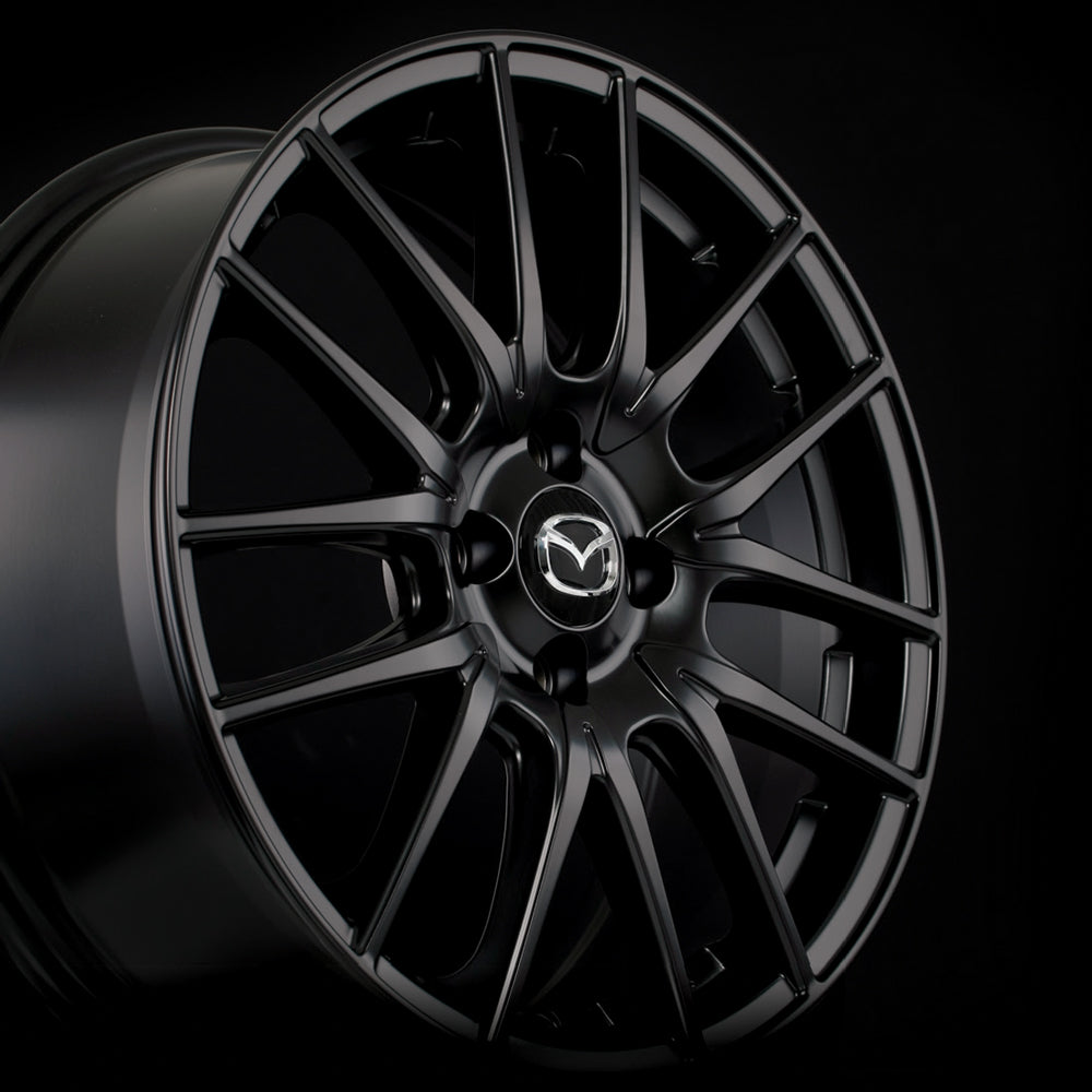 Mazda M009 Alloy Wheel (Matte Black) — 17"