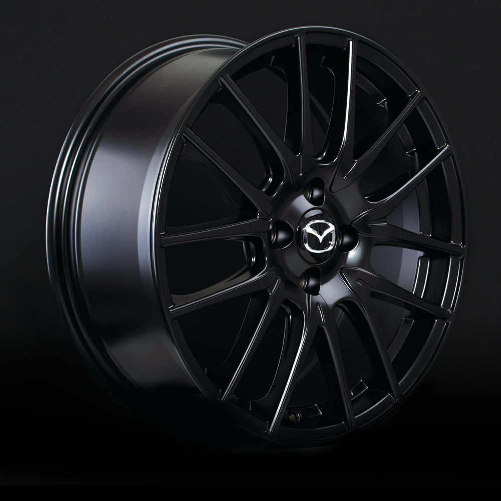 Mazda M009 Alloy Wheel (Matte Black) — 17"