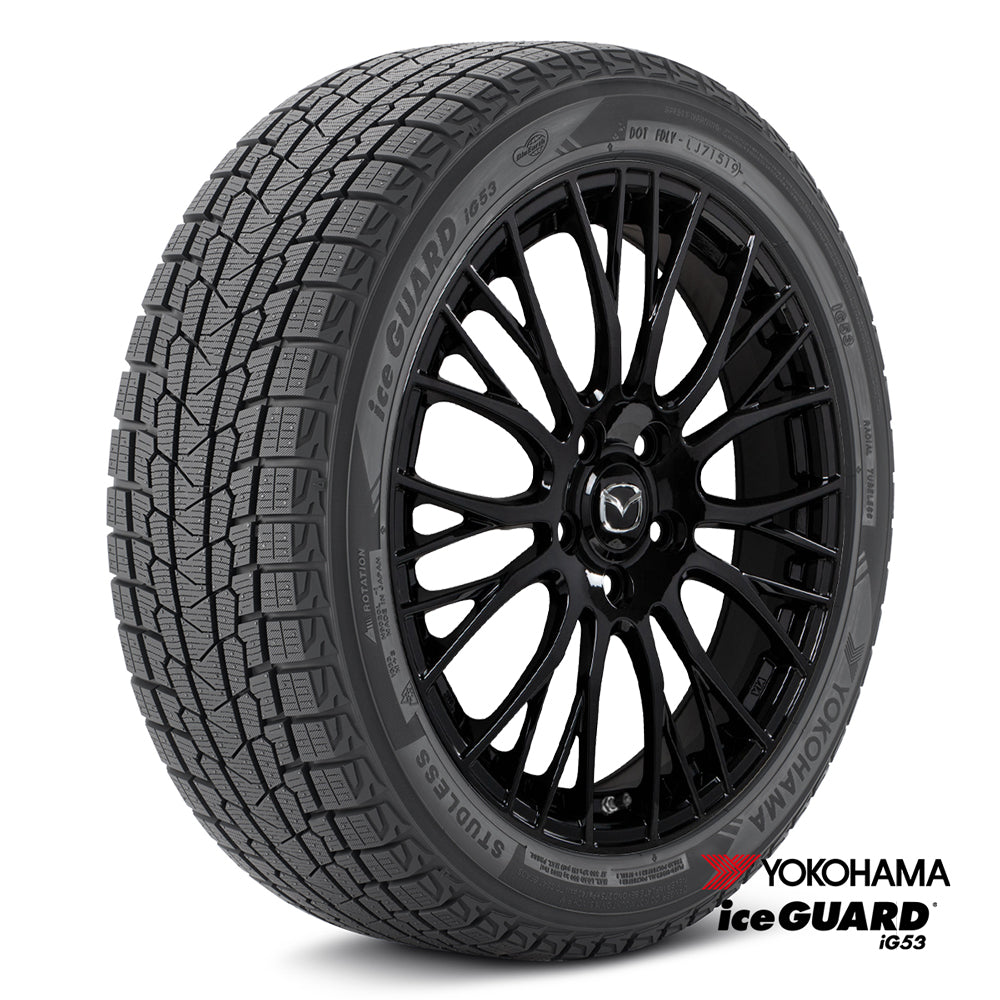18 Inch M015 (Metallic Black) Yokohama iceGUARD iG53 Tire
