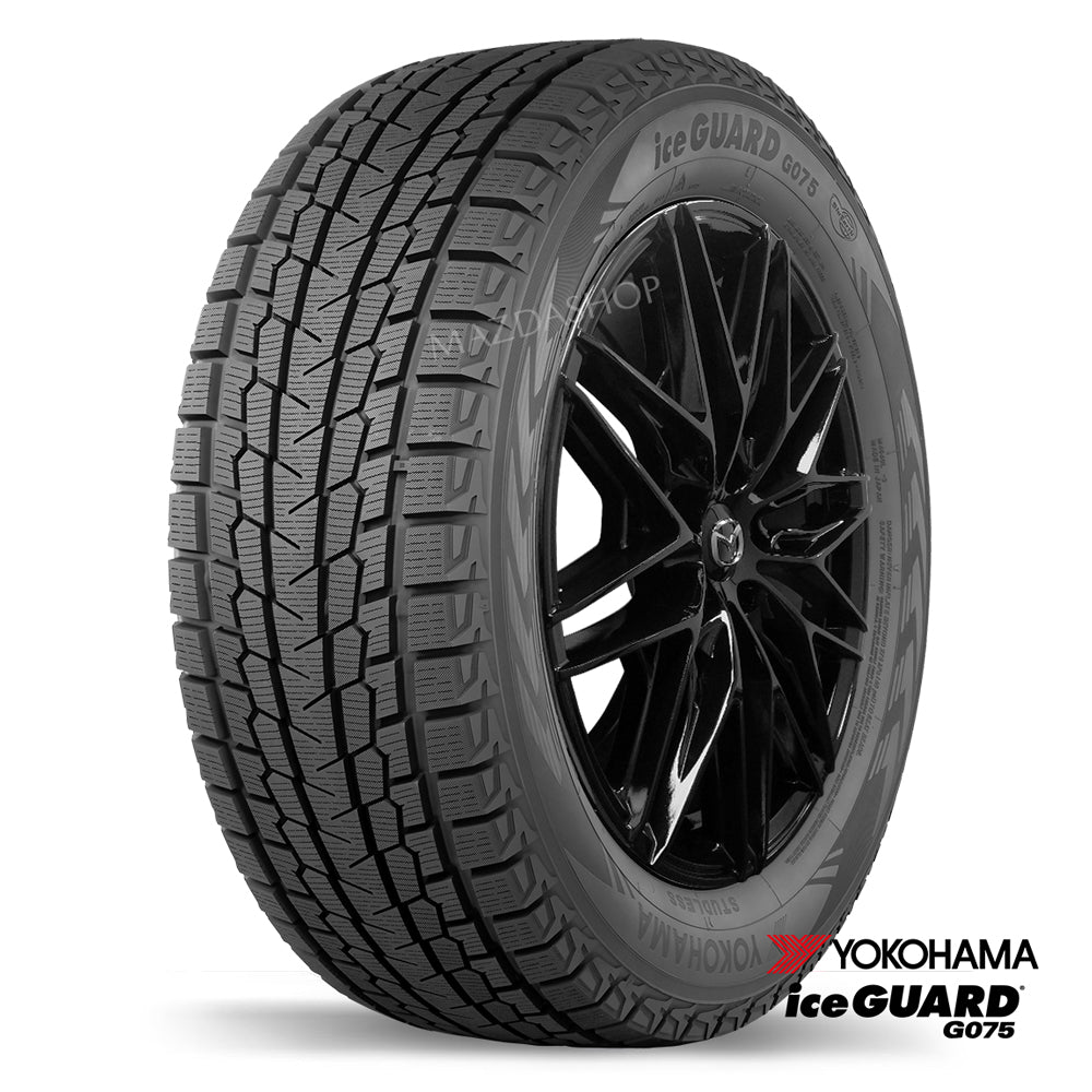 18 Inch M016 (Metallic Black) Yokohama iceGUARD G075 Tire
