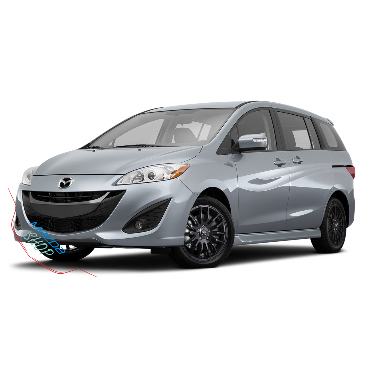 Mazda M002 Alloy Rims (Gloss Black) - 17" | WHILE SUPPLIES LAST