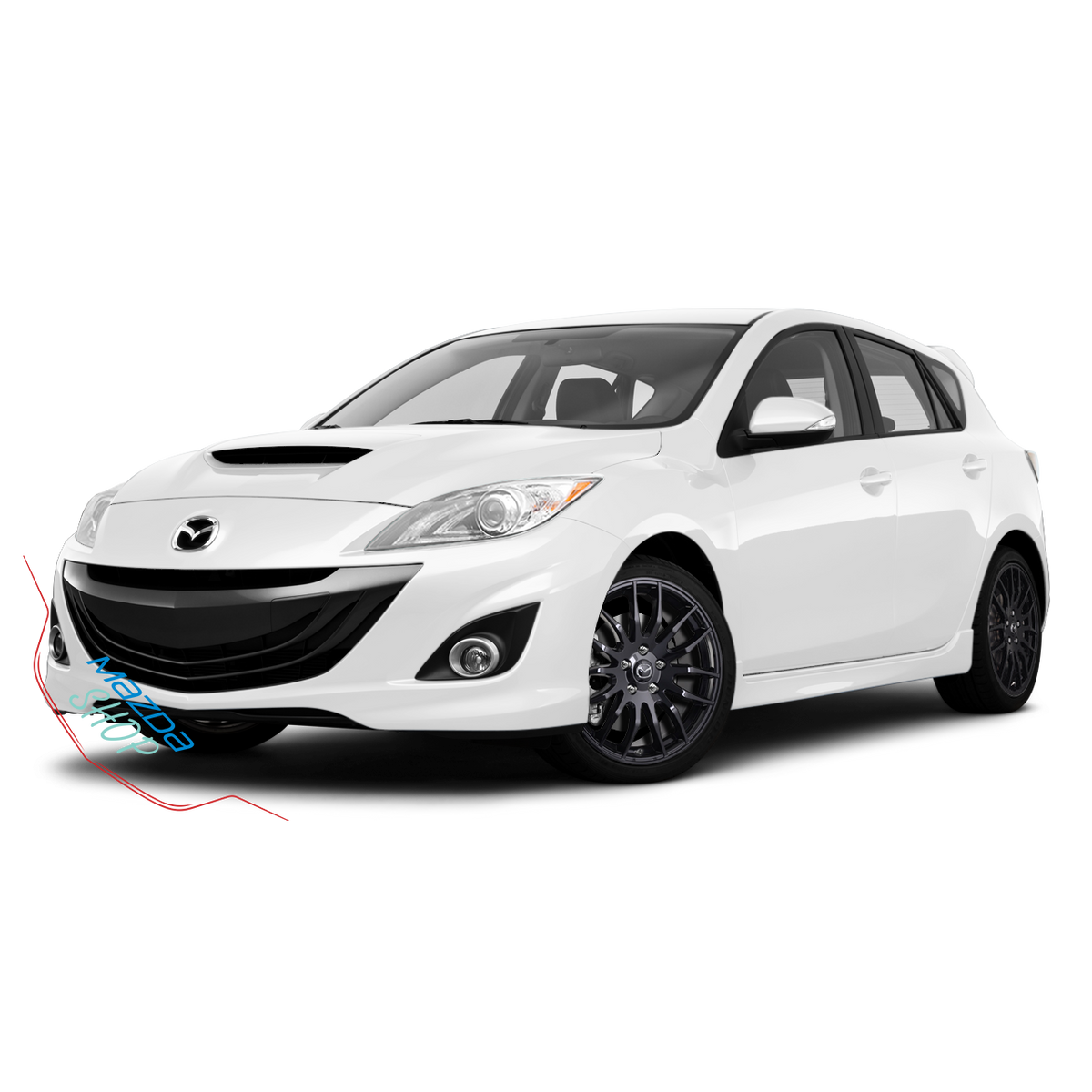 Mazda M002 Alloy Rims (Gloss Black) - 17" | WHILE SUPPLIES LAST