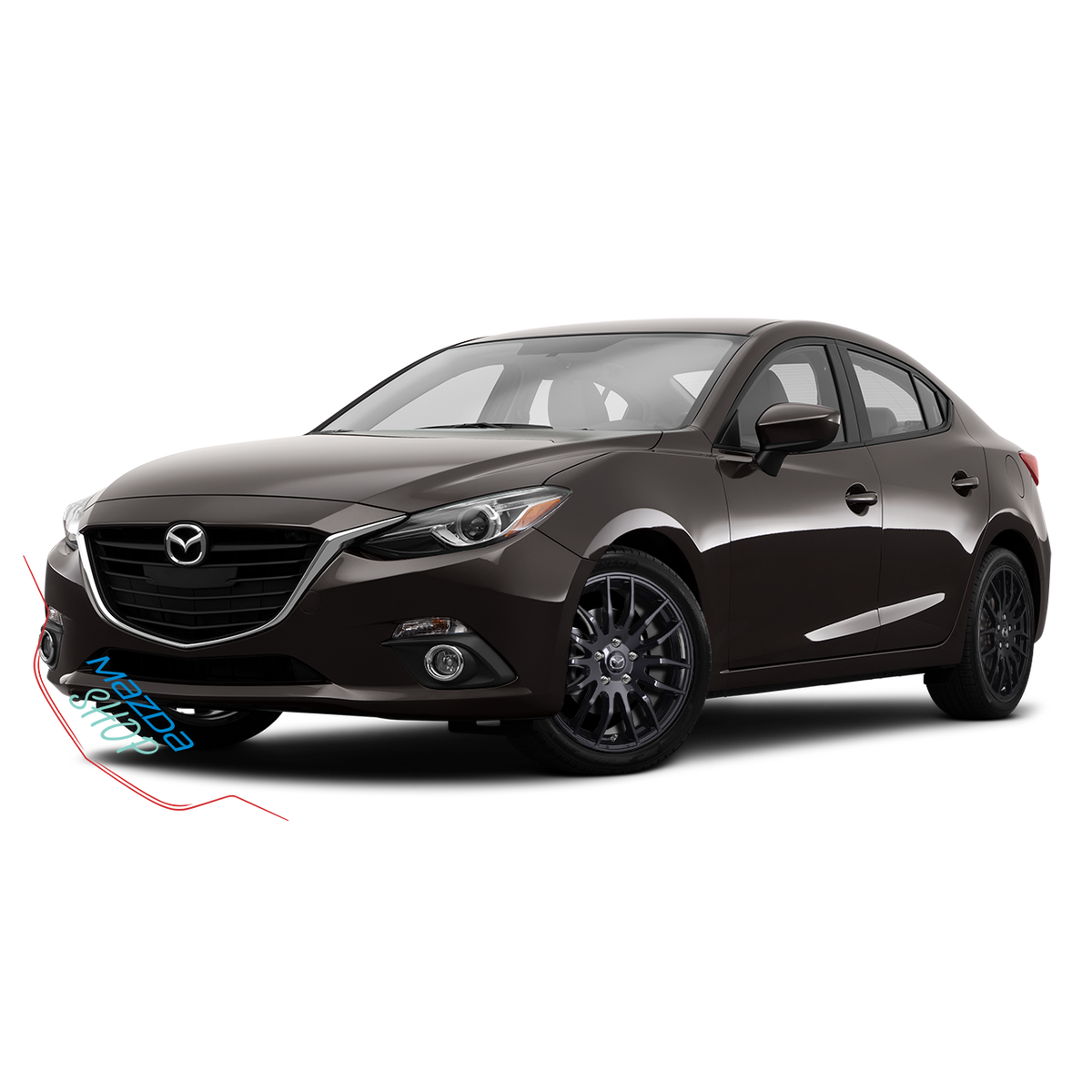 Mazda M002 Alloy Rims (Gloss Black) - 17" | WHILE SUPPLIES LAST