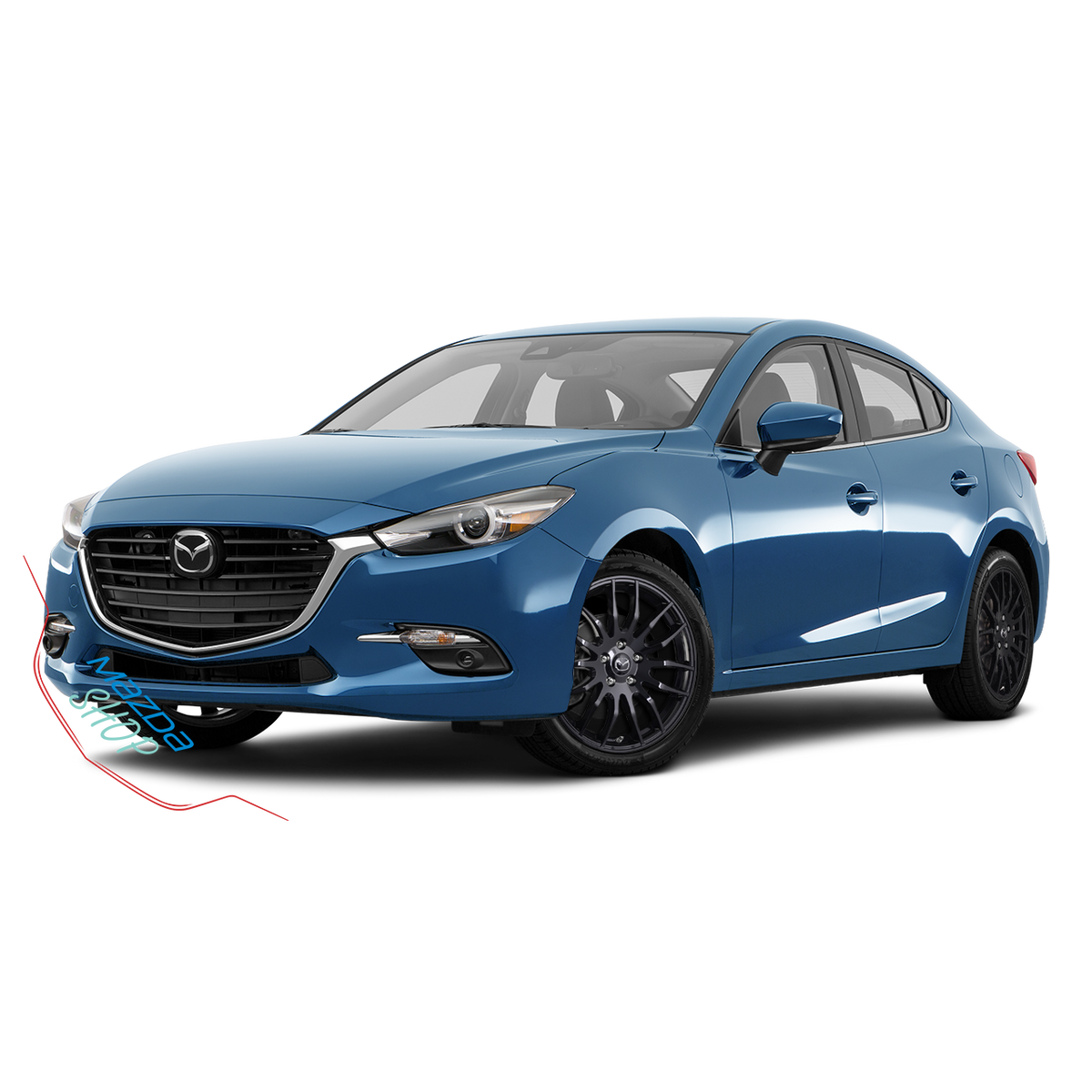 Mazda M002 Alloy Rims (Gloss Black) - 17" | WHILE SUPPLIES LAST