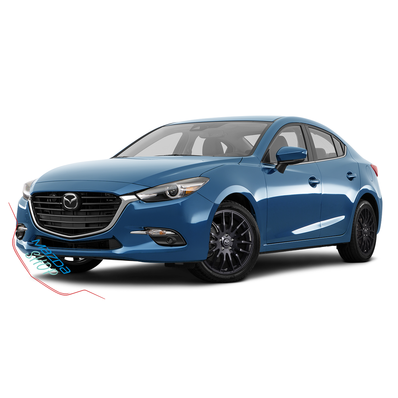 Mazda M002 Alloy Rims (Gloss Black) - 17" | WHILE SUPPLIES LAST