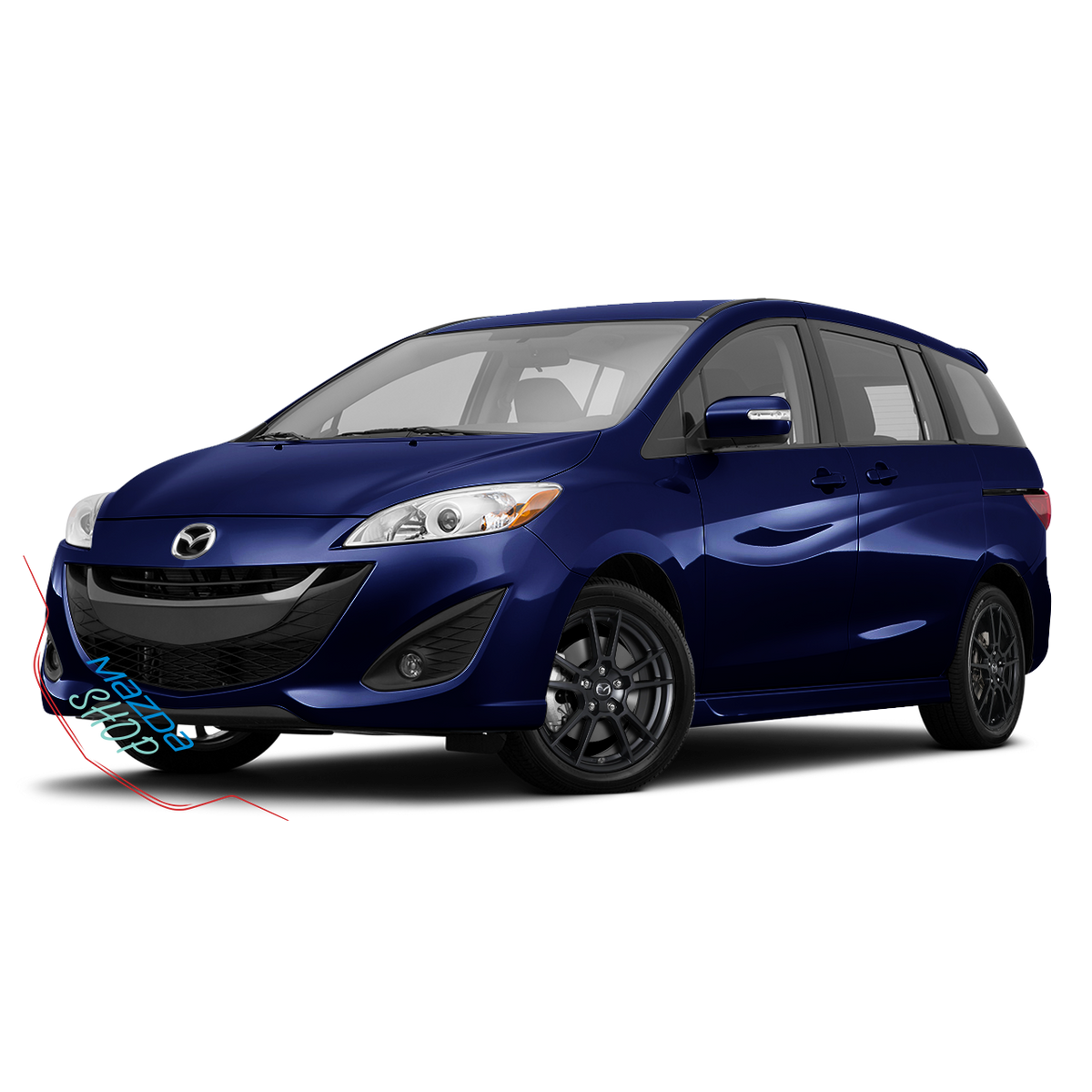 Mazda M006 Alloy Wheel (Satin Black) - 16"/17"/18"