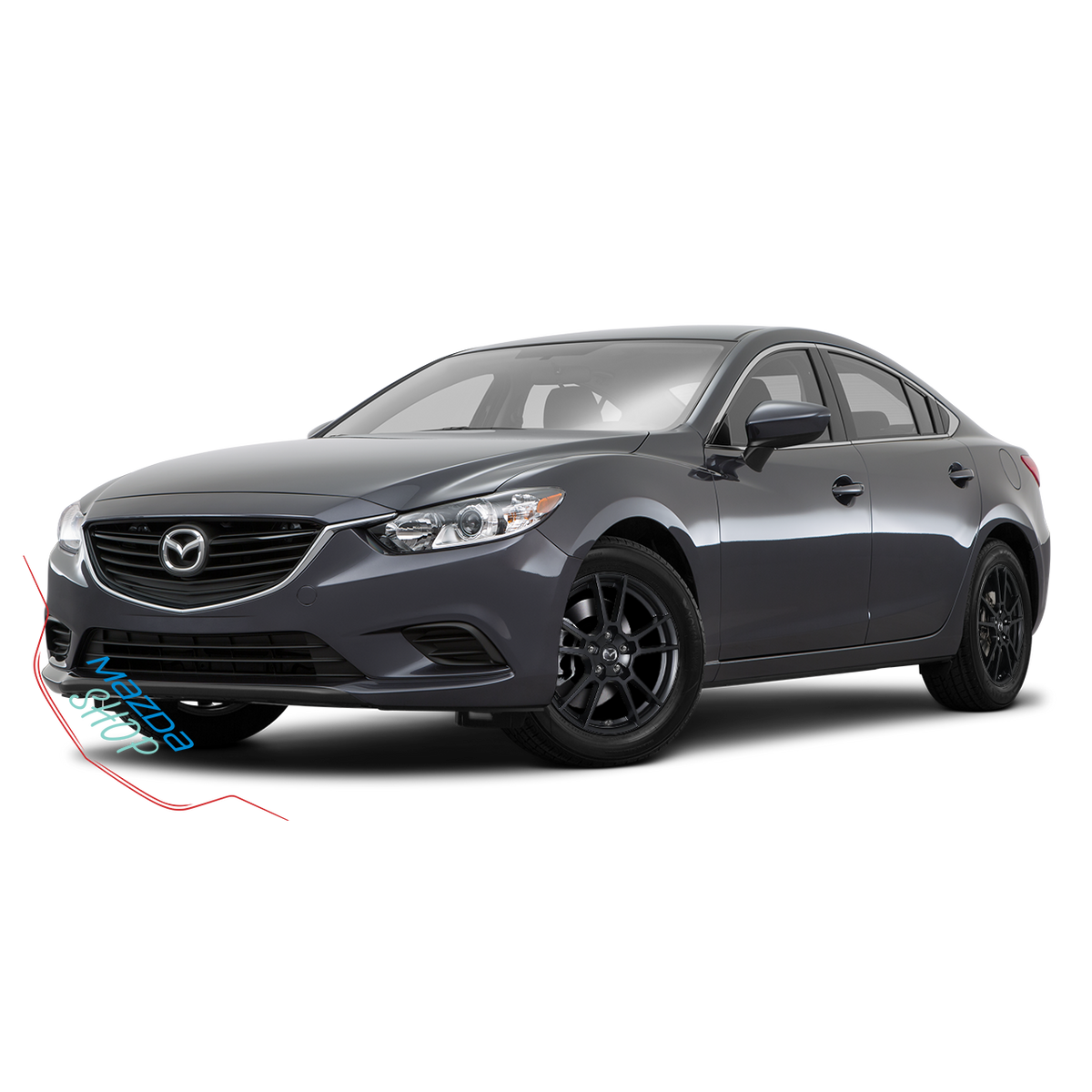 Mazda M006 Alloy Wheel (Satin Black) - 16"/17"/18"