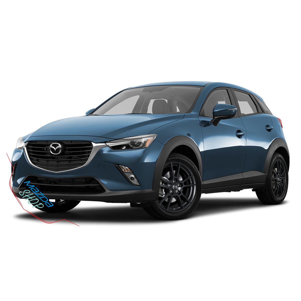 Mazda M006 Alloy Wheel (Satin Black) - 16"/17"/18"