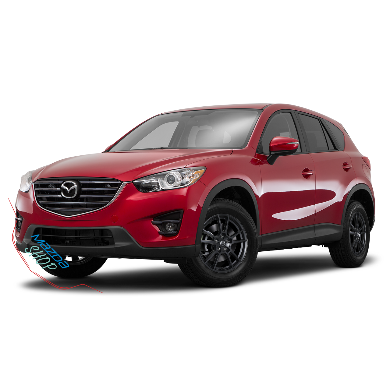 Mazda M006 Alloy Wheel (Satin Black) - 16"/17"/18"