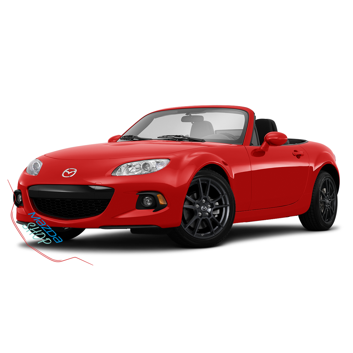 Mazda M006 Alloy Wheel (Satin Black) - 16"/17"/18"