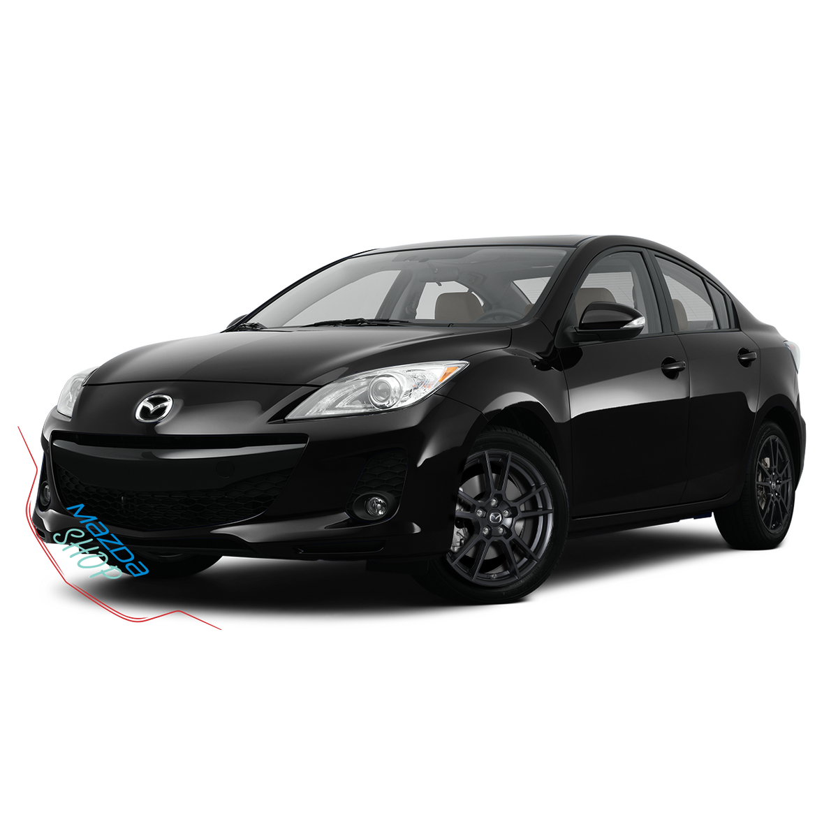 Mazda M006 Alloy Wheel (Satin Black) - 16"/17"/18"