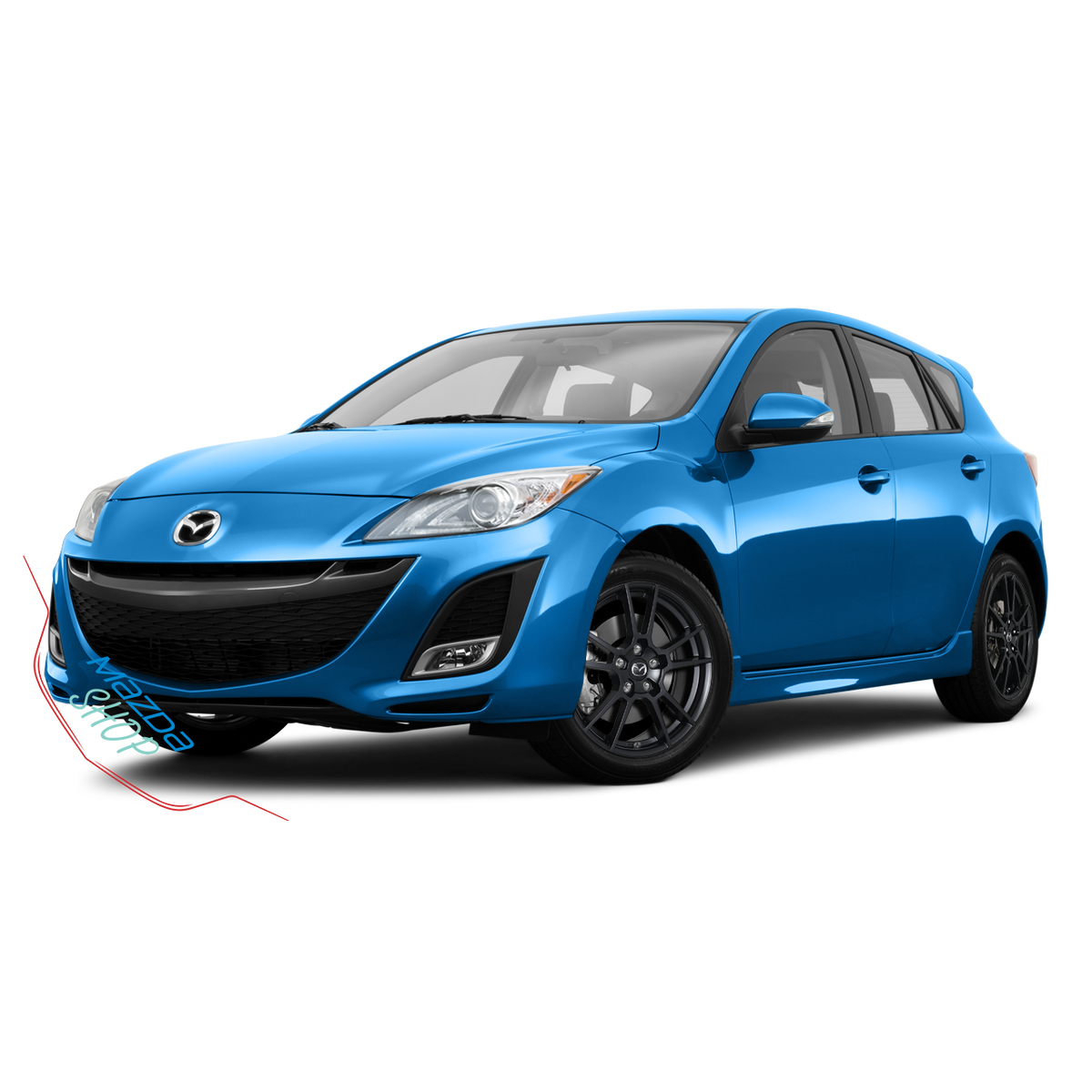 Mazda M006 Alloy Wheel (Satin Black) - 16"/17"/18"