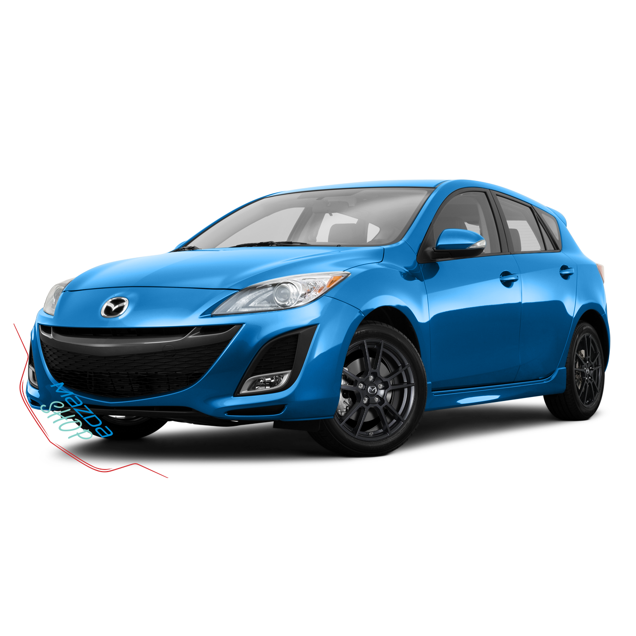 Mazda M006 Alloy Wheel (Satin Black) - 16"/17"/18"