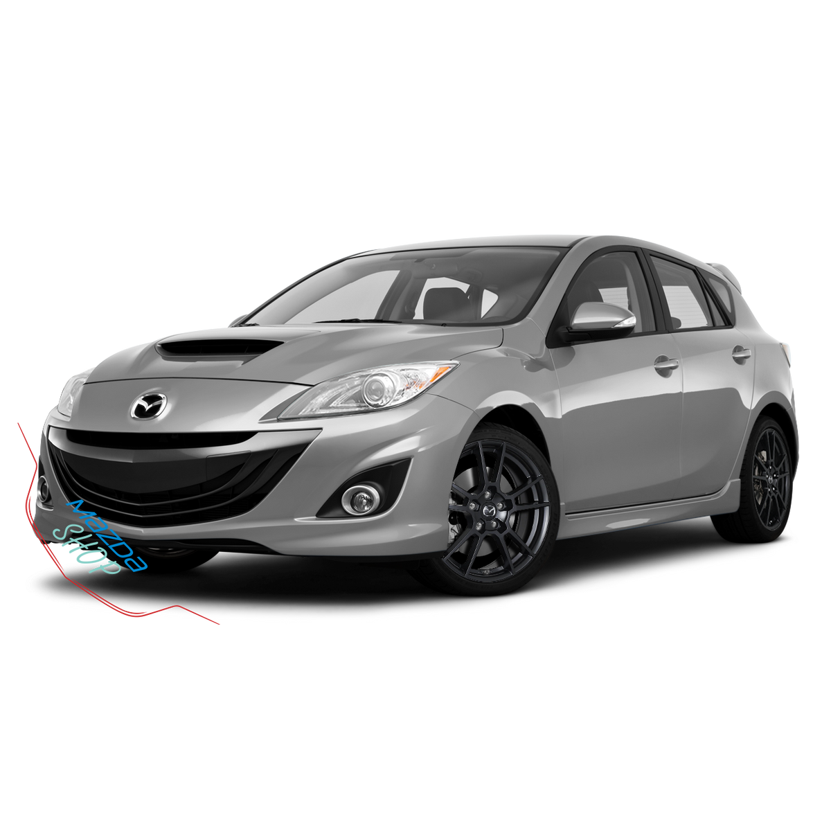 Mazda M006 Alloy Wheel (Satin Black) - 16"/17"/18"