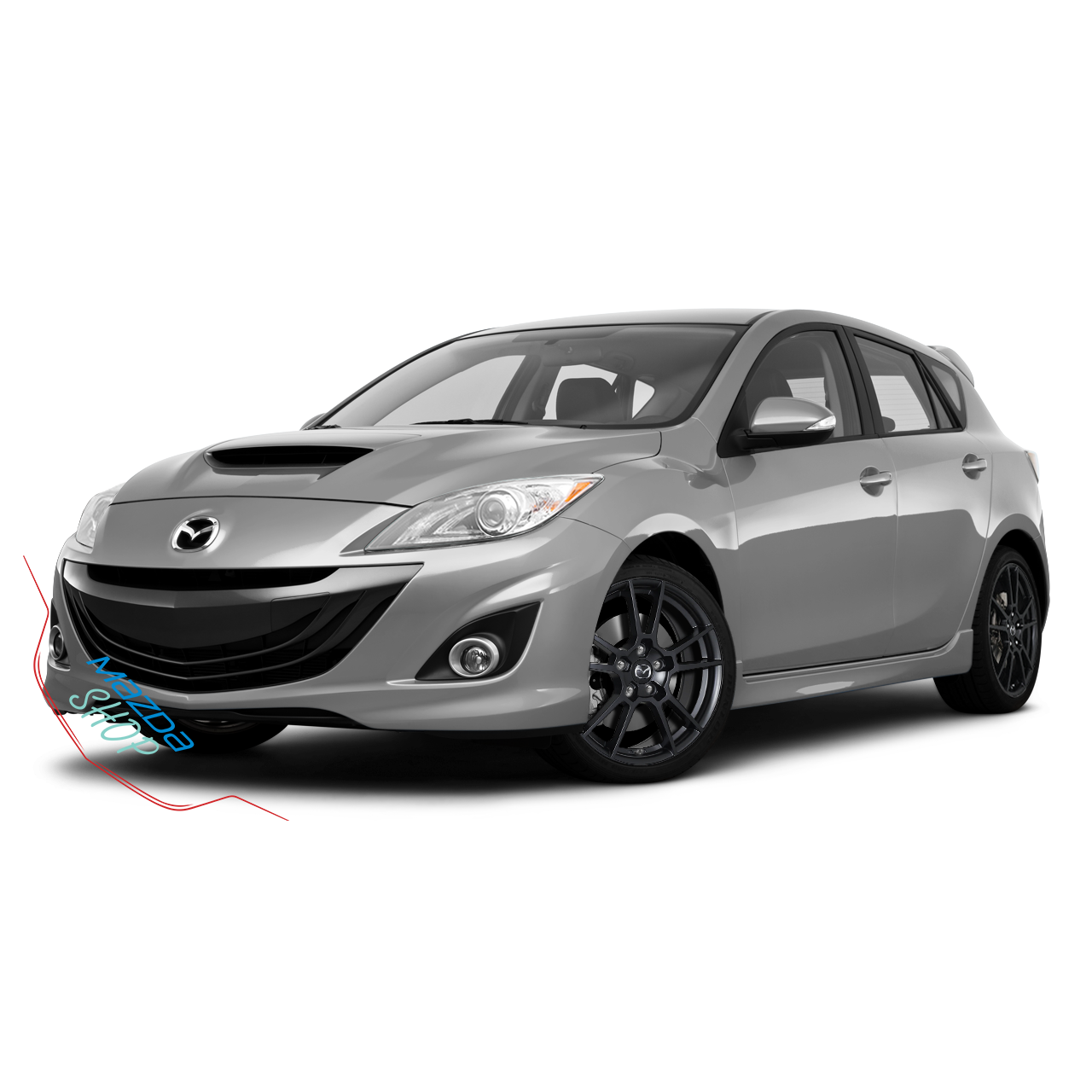 Mazda M006 Alloy Wheel (Satin Black) - 16"/17"/18"