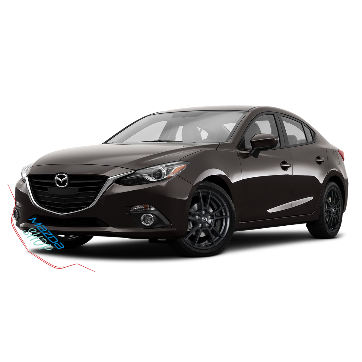 Mazda M006 Alloy Wheel (Satin Black) - 16"/17"/18"