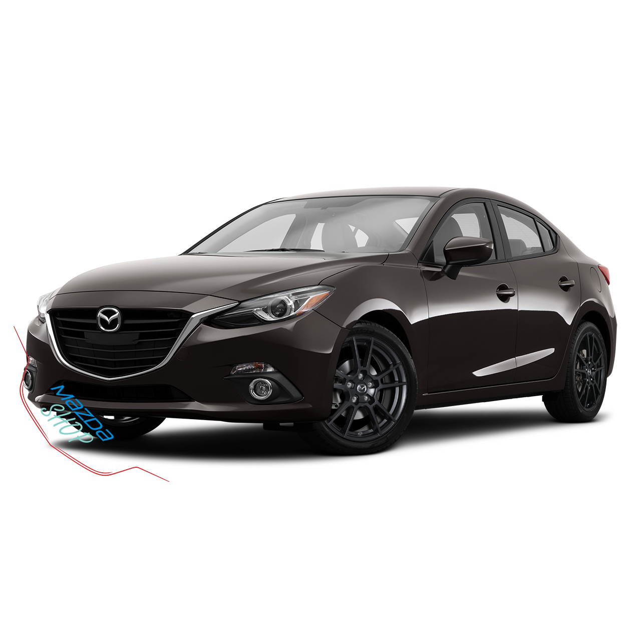 Mazda M006 Alloy Wheel (Satin Black) - 16"/17"/18"