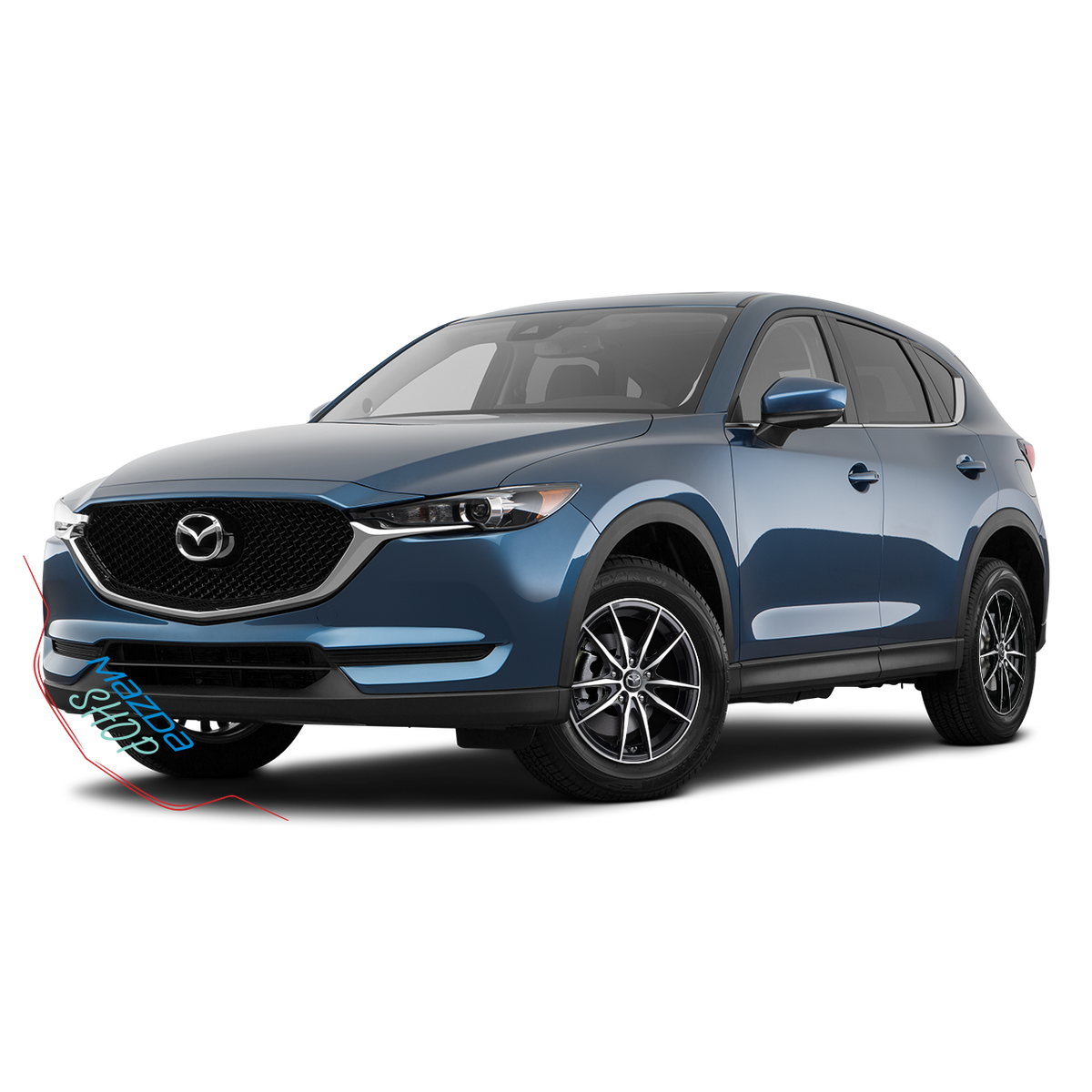 Mazda M010 Alloy Rims (Gloss Black with Machined Face) - 16"/17"